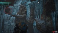  Continue along the edges of the wall deeper into the cave.