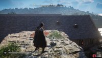 The artifact is lying exposed on top of the tower.