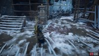 Once the cargo has fallen, collect the key from below where it used to hang.