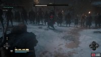 Around 35% health, Dag will get up and attempt to throw one of his axes at you.