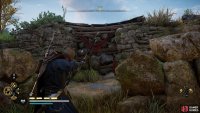 Destroy the barricade with Incendiary Powder Trap or a fire pot.