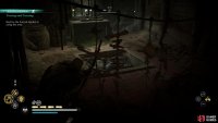 Destroy the barricade on the ground with a fire pot or with the Incendiary Powder Trap ability.