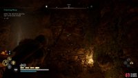 Destroy the barricade using a fire pot or Incendiary Powder Trap ability.