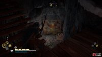 Use Incendiary Power Trap or a fire pot to destroy the barricade.