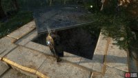 Enter Ivaldi&rsquo;s Forge from the top entrance and climb down to the wooden platforms.