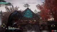 Enter the house from the roof.