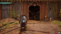 When you’re ready, find Sigurd in front of the main entrance to the longhouse.