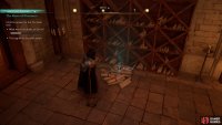 Examine the scrolls on the ground.