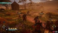 You’ll find a couple of skirmishers outside the church, among regular soldiers.