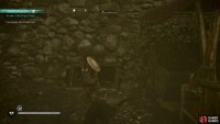 You’ll find a hole in the wall on the southern side of the trade post. Go under it to find the note.