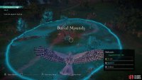 You’ll find Sigfred at the burial mounds of Melun.