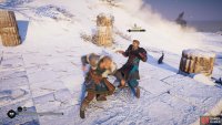 The fight with the Norse Man should be fairly easy. especially if you combine light and heavy attacks to catch him off guard.