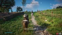 Follow Basim to the nearby village of Beamasfield.