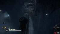 Once you’ve looted the chest for the breastplate, follow the rope line out of the cave.