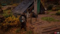 Interact with the signpost to build the new forge.