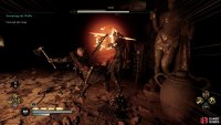 Avoid Fulke’s red rune arura attacks with a dodge or roll.