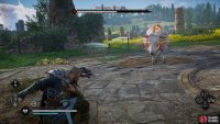 The Throwing Axe Fury ability will interrupt most of the aurochs attacks.