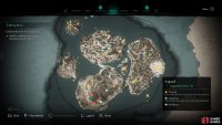 The location of the highest height in Asgard, in the south of the map.