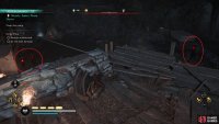Use Odin’s Sight to identify the bandits in the camp and plan your attack without being detected.
