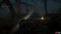 You’ll need to interact with the fire to trigger a cutscene with Valka.