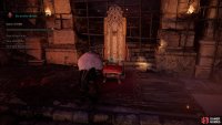 You’ll need to interact with the throne to trigger each wave of enemies.