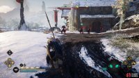 Here you can see two Jotnar enemies who have the icons for the Power of Jotunehim (left) and the Power of Winter (right) above their heads.