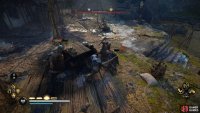You’ll need to defeat all the bandits in the area before you can pick up the crate.