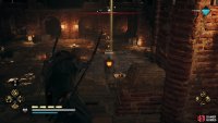 Inside the hideout, you’ll find a Goliath with a gold icon above their head.