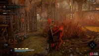 Assassinate the guards around the first artifact, with a chain assassination on the last guard on the other side of the rock.