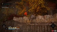 You can kill the last guard from the steps as they enter the bushes.