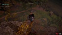 Follow Hytham by performing a leap of faith over the cliff.