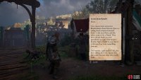 You’ll find the letter from Randvi in your inventory if you miss it popping up on your screen.