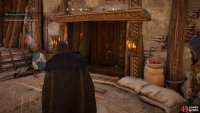 You’ll need to enter the longhouse from the front door.