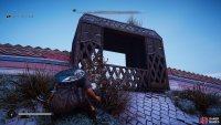 You’ll need to enter the longhouse from the rooftop. 
