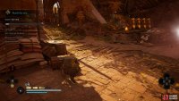 You’ll find the first chest just to the left of the cart.