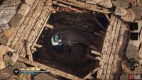 You’ll find the Skye Hoard Map in a grave beneath the barricade.