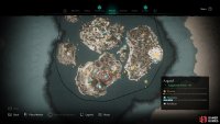 The location of the mystery on the southern island of Asgard.
