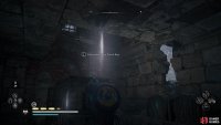 Move the cargo backwards and climb it to take the key above.