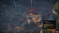You’ll find the wealth chest in a tent at the centre of the camp.