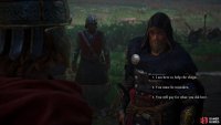 If you brought Shergar with you, you can remove the Saxons without having to fight them.