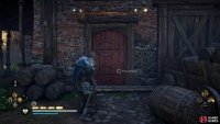 You’ll need to force open the door with the help of an ally.
