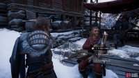 You can give Berk the silver to hear the song about Eivor.