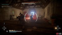 You’ll find a weak point on the Champions back, which you can hit with your bow or Precision Axe Throw.
