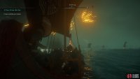 Protect your crew from incoming fire by raising shields as you approach Burgh Castle.