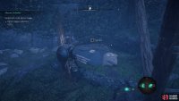 You’ll find the scheme at the remains of a small camp within the ruins.
