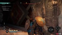 You can open the door to the building with the help of a raider.