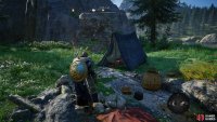 You’ll find the treasure near the tent where the old miner used to live.