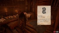 Read the note from the treasure chest to update the quest log.