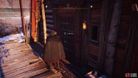 Reach the front door without being noticed by the guards.