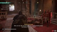 Read the note next to the guard to learn of the scribe and the watchword.